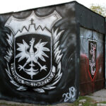 Pińczów. Mural poświęcony Brygadzie Świętokrzyskiej Narodowych Sił Zbrojnych / Marta Gajda / Radio Kielce