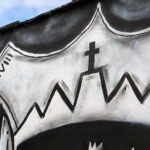 Pińczów. Mural poświęcony Brygadzie Świętokrzyskiej Narodowych Sił Zbrojnych / Marta Gajda / Radio Kielce