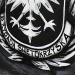 Pińczów. Mural poświęcony Brygadzie Świętokrzyskiej Narodowych Sił Zbrojnych / Marta Gajda / Radio Kielce