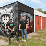 Pińczów. Mural poświęcony Brygadzie Świętokrzyskiej Narodowych Sił Zbrojnych / Marta Gajda / Radio Kielce