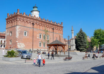 Ratusz w Sandomierzu / Arkadiusz Miller / Radio Kielce