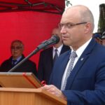 Opatów. Powiatowe Święto Strażaka. Tomasz Staniek - starosta opatowski / Emilia Sitarska / Radio Kielce