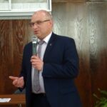 Opatów. Inauguracja działalności Ogólnopolskiej Federacji Młodych. Tomasz Staniek - starosta opatowski / Emilia Sitarska / Radio Kielce