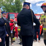 Otwarcie przebudowanej strażnicy Komendy Powiatowej Państwowej Straży Pożarnej / Grażyna Szlęzak-Wójcik / Radio Kielce