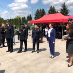 Otwarcie przebudowanej strażnicy Komendy Powiatowej Państwowej Straży Pożarnej / Grażyna Szlęzak-Wójcik / Radio Kielce