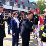 Otwarcie przebudowanej strażnicy Komendy Powiatowej Państwowej Straży Pożarnej / Grażyna Szlęzak-Wójcik / Radio Kielce