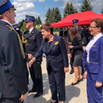 Otwarcie przebudowanej strażnicy Komendy Powiatowej Państwowej Straży Pożarnej / Grażyna Szlęzak-Wójcik / Radio Kielce