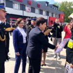 Otwarcie przebudowanej strażnicy Komendy Powiatowej Państwowej Straży Pożarnej / Grażyna Szlęzak-Wójcik / Radio Kielce