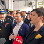 Otwarcie przebudowanej strażnicy Komendy Powiatowej Państwowej Straży Pożarnej / Grażyna Szlęzak-Wójcik / Radio Kielce