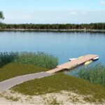 Cedzyna. Wizualizacja zagospodarowania zbiornika / Urząd Gminy Masłów