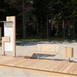 Cedzyna. Wizualizacja zagospodarowania zbiornika / Urząd Gminy Masłów