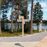 Cedzyna. Wizualizacja zagospodarowania zbiornika / Urząd Gminy Masłów