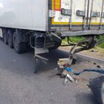 Zderzenie busa z ciężarówką w miejscowości Sielec koło Staszowa / KPP Staszów