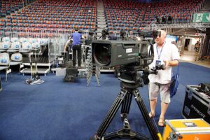 Lanxess Arena. Przygotowania do turnieju Final Four / Jarosław Kubalski / Radio Kielce