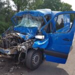 Zderzenie busa z ciężarówką w miejscowości Sielec koło Staszowa / KPP Staszów