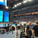 Lanxess Arena. Przygotowania do turnieju Final Four / Jarosław Kubalski / Radio Kielce