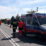 Wypadek we Włoszczowicach / Marta Gajda / Radio Kielce