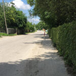 Michałów. Droga powiatowa przy Zespole Placówek Oświatowych / archiwum prywatne