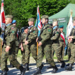 Momina, gmina Waśniów. Uroczystości 75. rocznicy śmierci pułkownika Jana Piwnika „Ponurego” oraz 9. rocznicy nadania jego imienia Publicznej Szkole Podstawowej / Emilia Sitarska / Radio Kielce