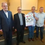 Od lewej: Tomasz Bogucki ks. Mirosław Cisowski, Wlodzimierz Rybczynśki, Władysław Burzawa / Marlena Płaska / Radio Kielce