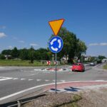 Rondo przy węźle Kielce Zachód / Mateusz Kaczmarczyk / Radio Kielce