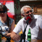 Tokarnia. Studio Polityczne Radia Kielce. Na zdjęciu: Magdalena Fogiel-Litwinek, Kukiz’15 i Lucjan Pietrzczyk, Platforma Obywatelska / Piotr Michalski / Radio Kielce