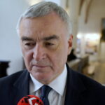 Sympozjum poświęcone dwustuleciu kasaty klasztoru na Świętym Krzyżu. Andrzej Bętkowski - marszałek województwa świętokrzyskiego / Piotr Kwaśniewski / Radio Kielce