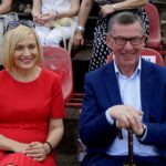 XXI Dzień Świętokrzyskiej Truskawki. Renata Janik - wicemarszałek województwa świętokrzyskiego i Henryk Milcarz - prezes Wodociągów Kieleckich / Piotr Kwaśniewski / Radio Kielce