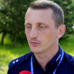 Na zdjęciu: podkom. Mariusz Bednarski - biuro prasowe Komendy Wojewódzkiej Policji w Kielcach / Piotr Kwaśniewski / Radio Kielce