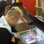 Spotkanie prezydenta Bogdana Wenty z młodzieżą z Wilna i Winnicy - uczestnikami XIII Letniej Szkoły Kultury, Historii i Języka Polskiego / Michał Kita / Radio Kielce