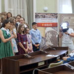 Spotkanie prezydenta Bogdana Wenty z młodzieżą z Wilna i Winnicy - uczestnikami XIII Letniej Szkoły Kultury, Historii i Języka Polskiego / Michał Kita / Radio Kielce