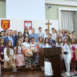 Spotkanie prezydenta Bogdana Wenty z młodzieżą z Wilna i Winnicy - uczestnikami XIII Letniej Szkoły Kultury, Historii i Języka Polskiego / Michał Kita / Radio Kielce