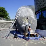 Renowacja fontanny przy Galerii Korona / Piotr Kwaśniewski / Radio Kielce