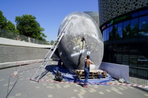 Renowacja fontanny przy Galerii Korona / Piotr Kwaśniewski / Radio Kielce