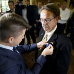 Na zdjęciu: Bartłomiej Dorywalski - wicewojewoda świętokrzyski i Lloyd Halverson - amerykański dyplomata / Piotr Kwaśniewski / Radio Kielce