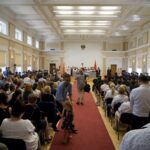 Uroczyste posiedzenie Senatu Uniwersytetu Jana Kochanowskiego w Kielcach z okazji Święta Uczelni / Piotr Kwaśniewski / Radio Kielce