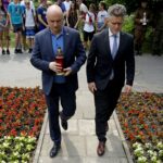 Na zdjęciu (od lewej): Rafał Nowak - dyrektor Wzgórza Zamkowego w Kielcach i Krzysztof Słoń - senator PiS / Piotr Kwaśniewski / Radio Kielce