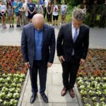 Na zdjęciu (od lewej): Rafał Nowak - dyrektor Wzgórza Zamkowego w Kielcach i Krzysztof Słoń - senator PiS / Piotr Kwaśniewski / Radio Kielce