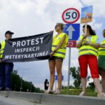 Protest pracowników Inspekcji Weterynaryjnej / Piotr Kwaśniewski / Radio Kielce
