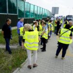 Protest pracowników Inspekcji Weterynaryjnej / Piotr Kwaśniewski / Radio Kielce