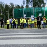 Protest pracowników Inspekcji Weterynaryjnej / Piotr Kwaśniewski / Radio Kielce