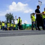 Protest pracowników Inspekcji Weterynaryjnej / Piotr Kwaśniewski / Radio Kielce