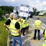Protest pracowników Inspekcji Weterynaryjnej / Piotr Kwaśniewski / Radio Kielce