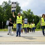 Protest pracowników Inspekcji Weterynaryjnej / Piotr Kwaśniewski / Radio Kielce