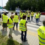 Protest pracowników Inspekcji Weterynaryjnej / Piotr Kwaśniewski / Radio Kielce