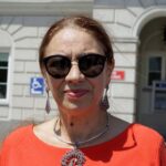 Konferencja radnych klubu Prawa i Sprawiedliwości. Marianna Noworycka-Gniatkowska - radna PiS / Piotr Kwaśniewski / Radio Kielce