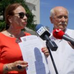 Konferencja radnych klubu Prawa i Sprawiedliwości. Marianna Noworycka-Gniatkowska i Marian Kubik / Piotr Kwaśniewski / Radio Kielce