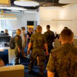 Kielce. Żołnierze WOT z wizytą w Radiu Kielce / Piotr Kwaśniewski / Radio Kielce