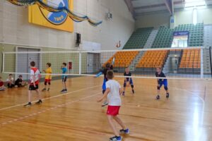 Eliminacje siatkarskiego turnieju dla uczniów szkół podstawowych Świętokrzyskie Mini Volley Cup 2019 / Jakub Rożek / Radio Kielce