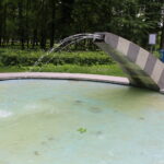 Fontanna w bocznej części parku zdrojowego / Marta Gajda / Radio Kielce